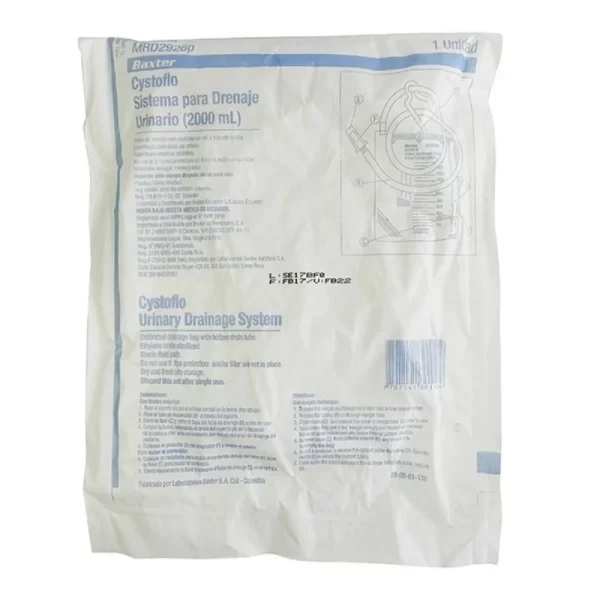 Cystoflo BOLSA DE DRENAJE URINARIO BAXTER – Tu Salud